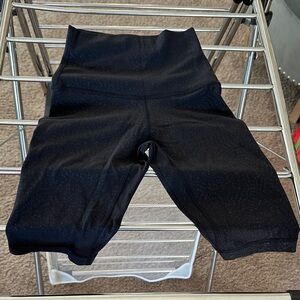 Rare- Lululemon High Rise Biker Shorts Reflective Animal Print size 2